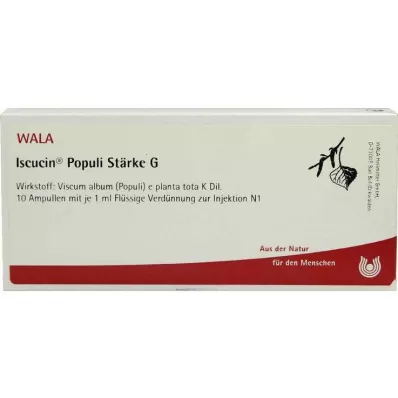 Iscucin Populi St.G ampuller, 10x1 ml