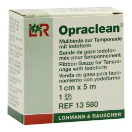 OPRACLEAN Gazebind til tampon med jodoform 1 cmx5 m, 1 stk