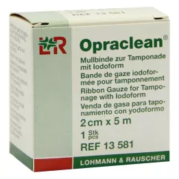 OPRACLEAN Gazebind til tampon med jodoform 2 cmx5 m, 1 stk