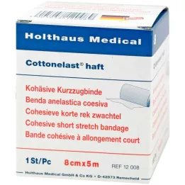 KURZZUGBINDE sammenhængende 8 cmx5 m, 1 stk