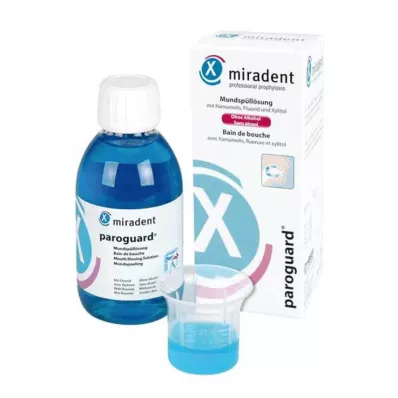 MIRADENT Mundskyllevæske paroguard CHX 0,20%, 200 ml