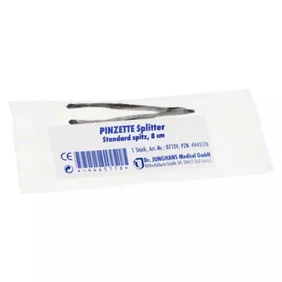 PINZETTE Splitter spids 8 cm, 1 stk