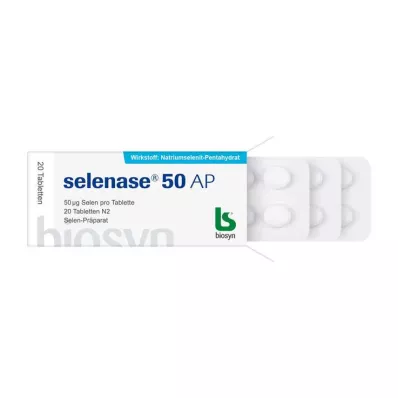 Selenase 50 AP tabletter, 20 stk