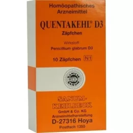 QUENTAKEHL D 3 Suppositorier, 10 stk