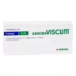 ABNOBAVISCUM Crataegi D 20 ampuller, 8 stk