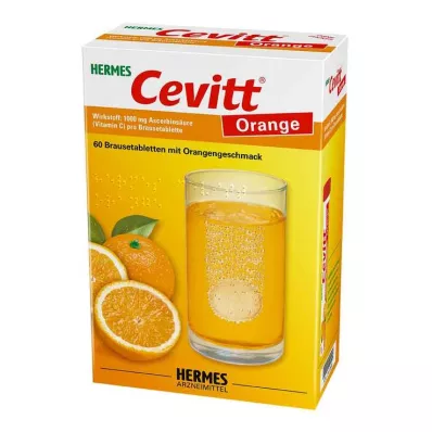 HERMES Cevitt Orange Brusetabletter, 60 kapsler