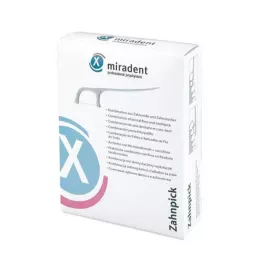 MIRADENT Tandtrådspinde Zahnpick, 100 stk