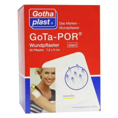 GOTA-POR Sårplaster 5x7,2 cm sterilt, 50 stk GOTA-POR Sårplaster 5x7,2 cm sterilt, 50 stk