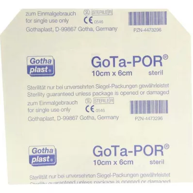 GOTA-POR Sårplaster sterilt 60x100 mm, 1 stk