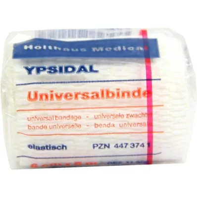 UNIVERSALBINDE Ypsidal 6 cmx5 m i.cellg.hvid, 1 stk