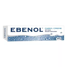 EBENOL 0,25% fløde, 25 g