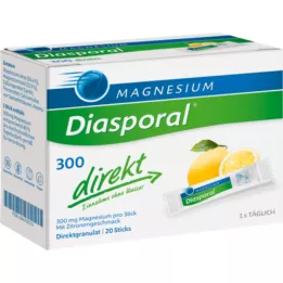 MAGNESIUM DIASPORAL 300 direkte granulat, 20 stk