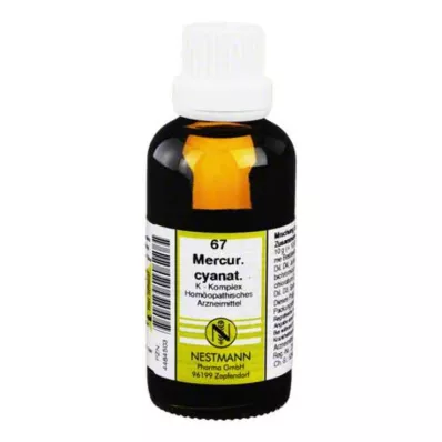 MERCURIUS CYANATUS K-kompleks nr. 67 Fortynding, 50 ml