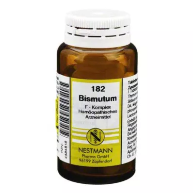BISMUTUM F Complex-tabletter nr. 182, 120 kapsler