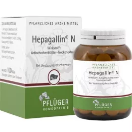 HEPAGALLIN N Overtrukne tabletter, 100 stk
