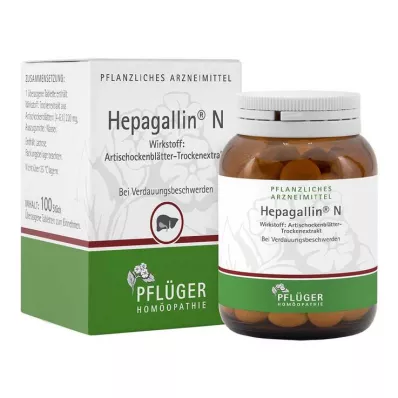 Hepagallin N dragéer, 100 stk