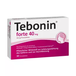 TEBONIN forte 40 mg filmovertrukne tabletter, 30 stk
