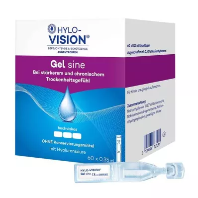HYLO-VISION Gel sine enkeltdosis-pipetter, 60X0,35 ml
