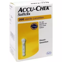 ACCU-CHEK Softclix-lancetter, 200 stk