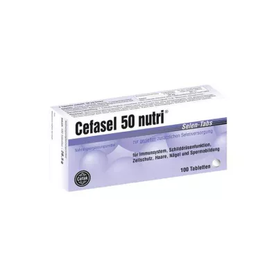 CEFASEL 50 nutri selen-tabs, 100 stk CEFASEL 50 nutri selen-tabs, 100 stk