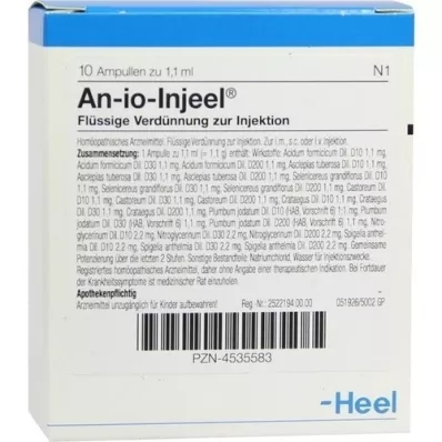 AN-IO Injeel-ampuller, 10 stk