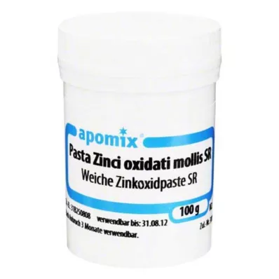 Pasta Zincioxidi Mollis SR, 100 g