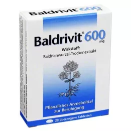 Baldrivit 600 mg filmovertrukne tabletter, 20 tabletter
