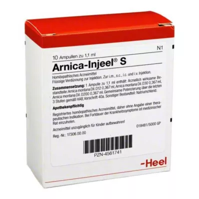 ARNICA INJEEL S Ampuller, 10 stk