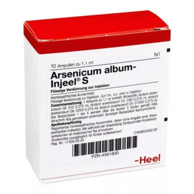 ARSENICUM ALBUM INJEEL S Ampuller, 10 stk