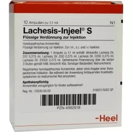 LACHESIS INJEEL S Ampuller, 10 stk