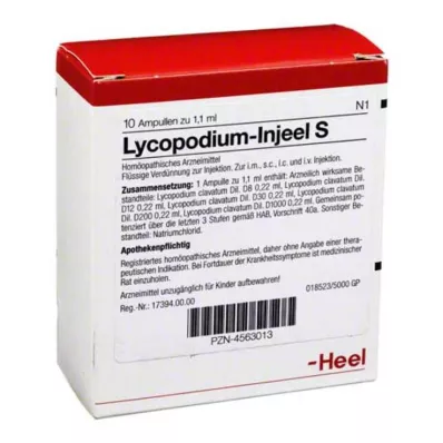 LYCOPODIUM INJEEL S Ampuller, 10 stk