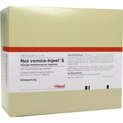 NUX VOMICA INJEEL S Ampuller, 100 stk