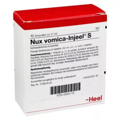Nux vomica Injeel S ampuller, 10 stk