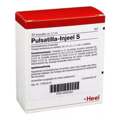 PULSATILLA INJEEL S Ampuller, 10 stk