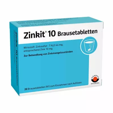 ZINKIT 10 brusetabletter, 20 stk