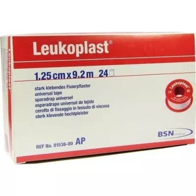 LEUKOPLAST 1,25 cmx9,2 m, 24 stk