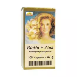 BIOTIN PLUS Zinkhårkapsler, 100 stk