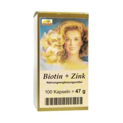 BIOTIN PLUS Zinkhårkapsler, 100 stk BIOTIN PLUS Zinkhårkapsler, 100 stk