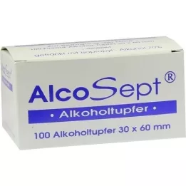 ALKOHOLTUPFER Alcosept, 100 stk