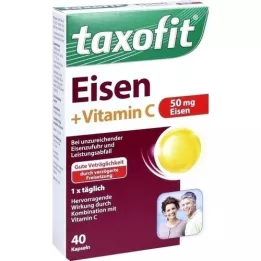 TAXOFIT Jern+Vitamin C bløde kapsler, 40 stk