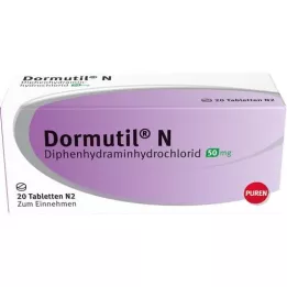 DORMUTIL N-tabletter, 20 stk