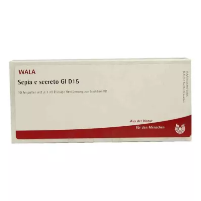 SEPIA E secreto GL D 15 ampuller, 10X1 ml