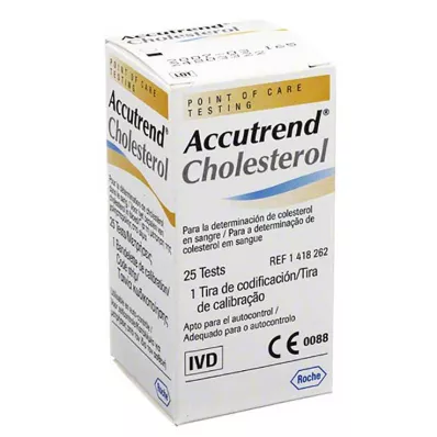 Accutrend kolesterol testsæt, 25 stk