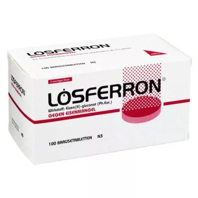 LÖSFERRON Brusetabletter, 100 stk