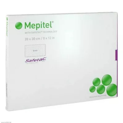 MEPITEL Silikone-netforbinding 20x30 cm steril, 5 stk