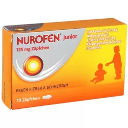 NUROFEN Junior 125 mg suppositorier, 10 stk