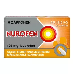 NUROFEN Junior 125 mg suppositorier, 10 stk