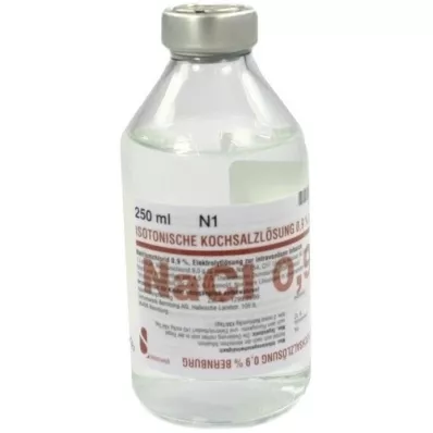 ISOTONISCHE Natriumchlorid 0,9% Bernburg Inf.-L.Glas, 250 ml
