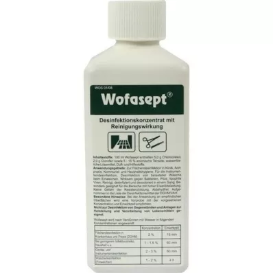 WOFASEPT Desinfektionsmiddel til instrumenter og overflader, 250 ml