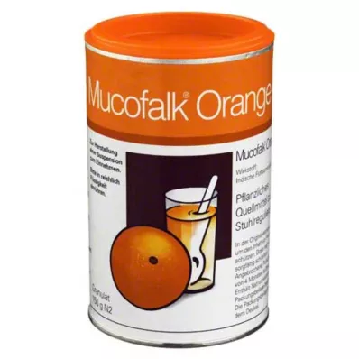 MUCOFALK Orange granulat til fremstilling af en enkeltdosis, 150 g